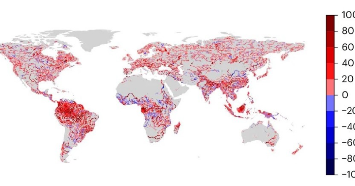 Ученые предсказали усиление гипоксии в реках втрое к концу века