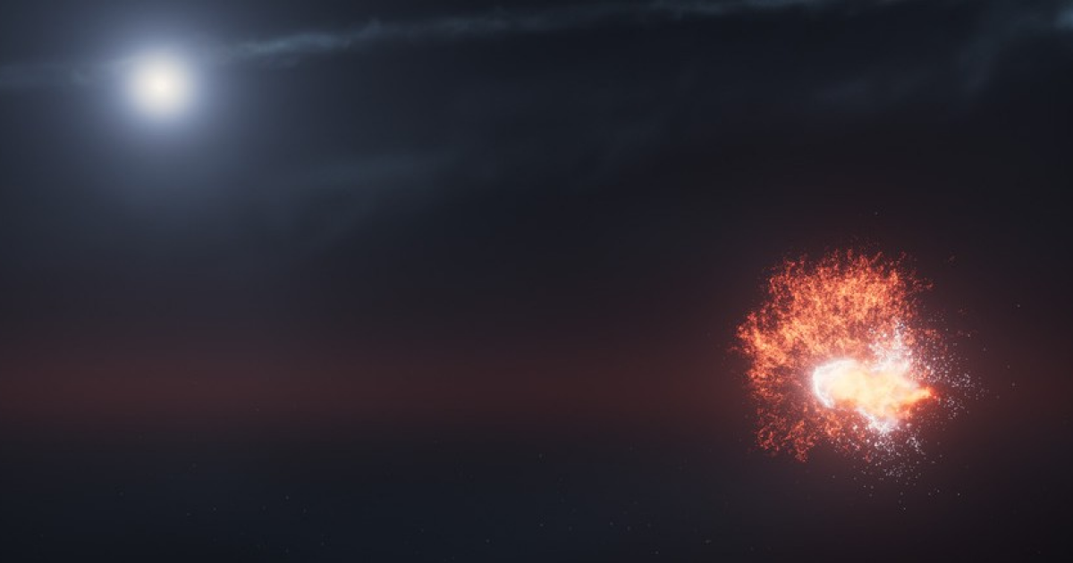 Хаббл увидел второе пылевое облако от столкновения планетезималей в системе Фомальгаута