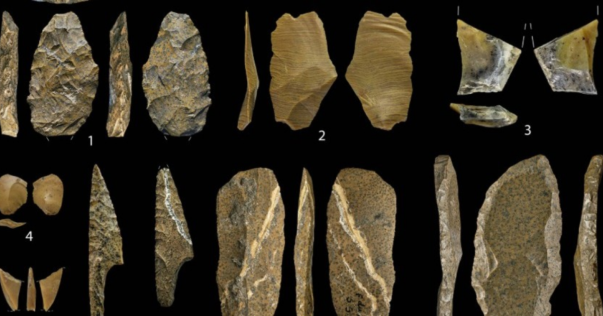 Сеть обмена сырьем у кроманьонцев сохранилась во время пика оледенения