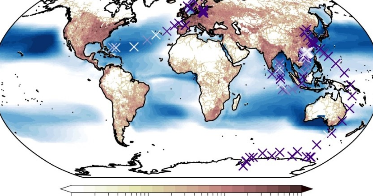 Выбросы микропластика с поверхности океана в воздух оценили в 4000 тонн в год