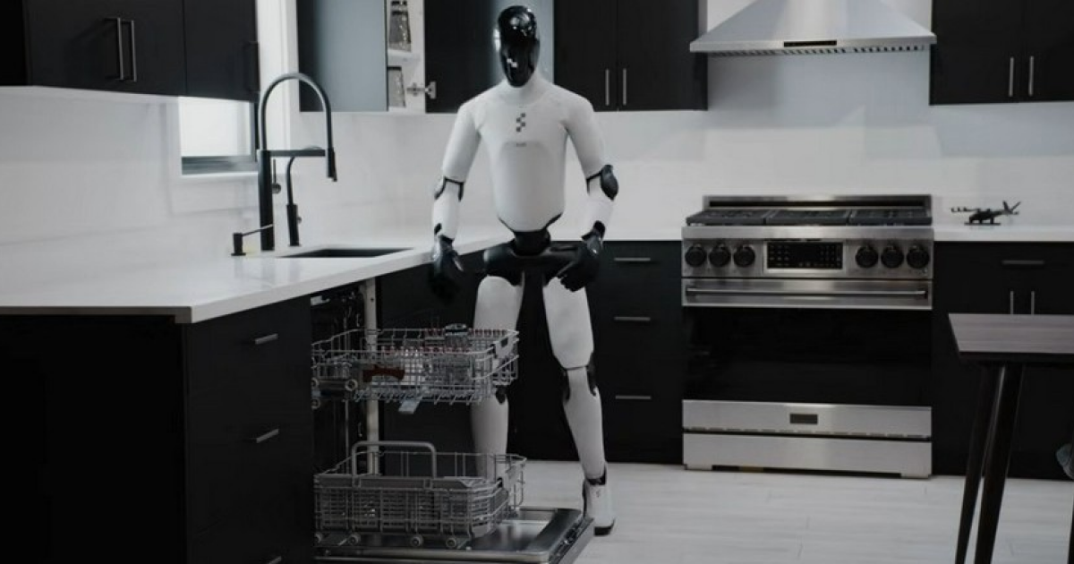 Робот Figure использовал все тело во время уборки на кухне