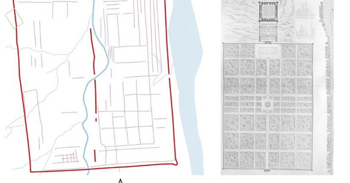 На аэрофотоснимке 1941 года заметили остатки старинного персидского сада