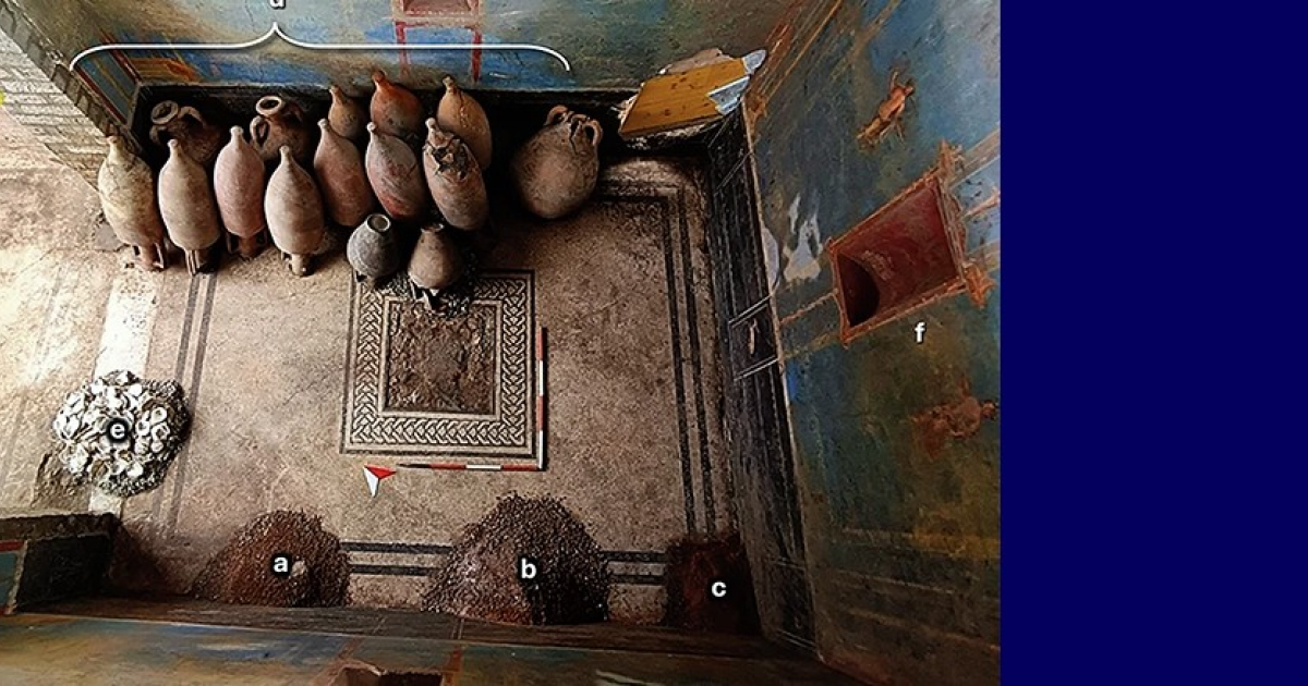 Краску из помпейского дома оценили в зарплатах римских солдат