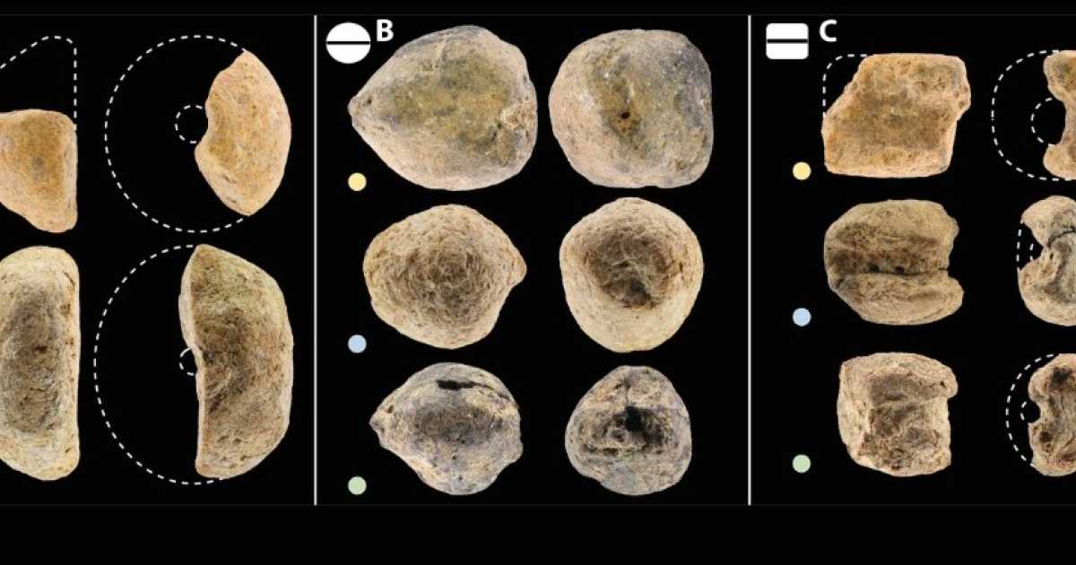 Натуфийцы слепили 142 глиняных украшения между 15 и 11,7 тысячи лет назад