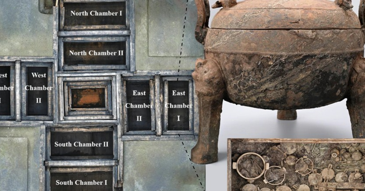 В древних китайских котлах обнаружили остатки амбры