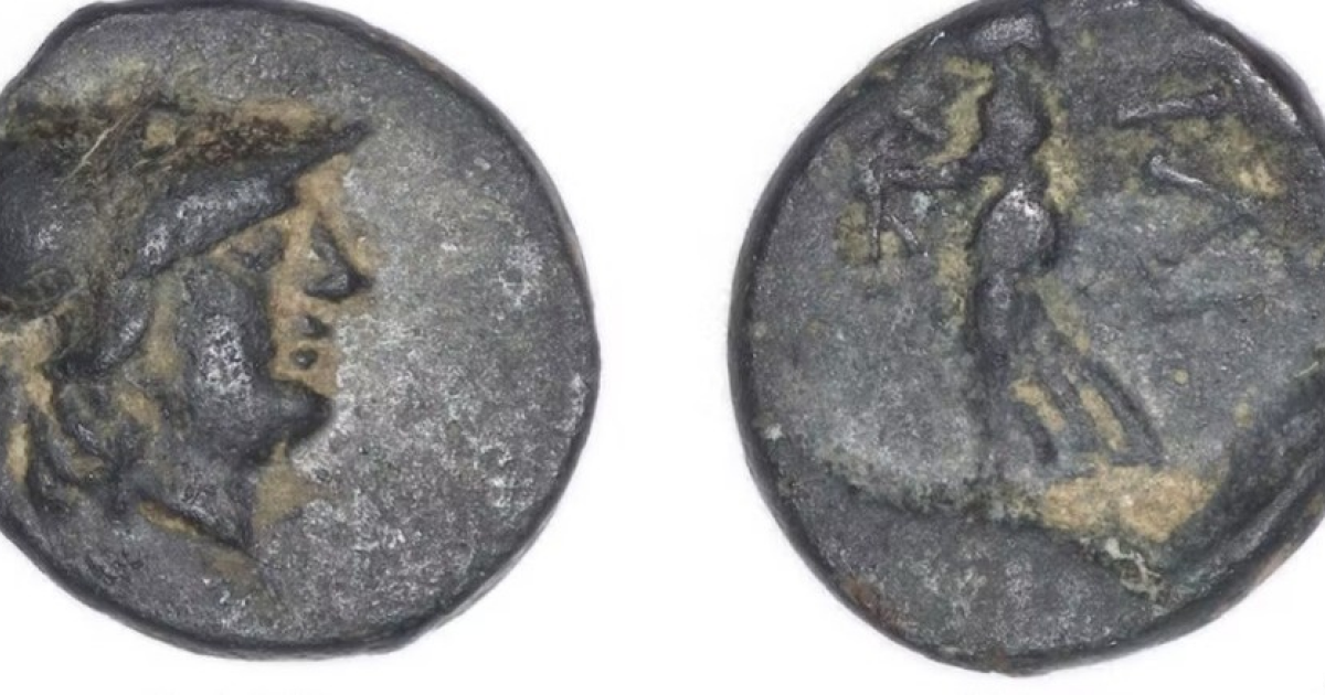 Подросток нашел в Берлине троянскую монету