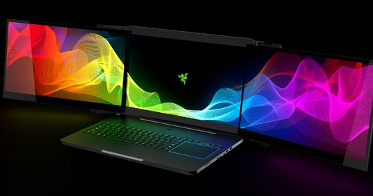 Razer представила игровой ноутбук с тремя мониторами
